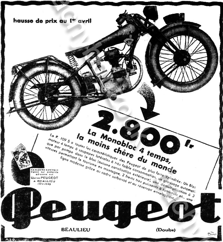 Peugeot P. 109S

