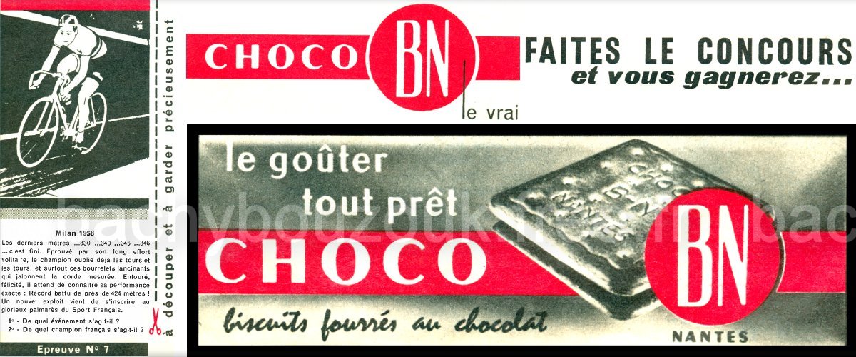 CHOCO BN CONCOURS 1962