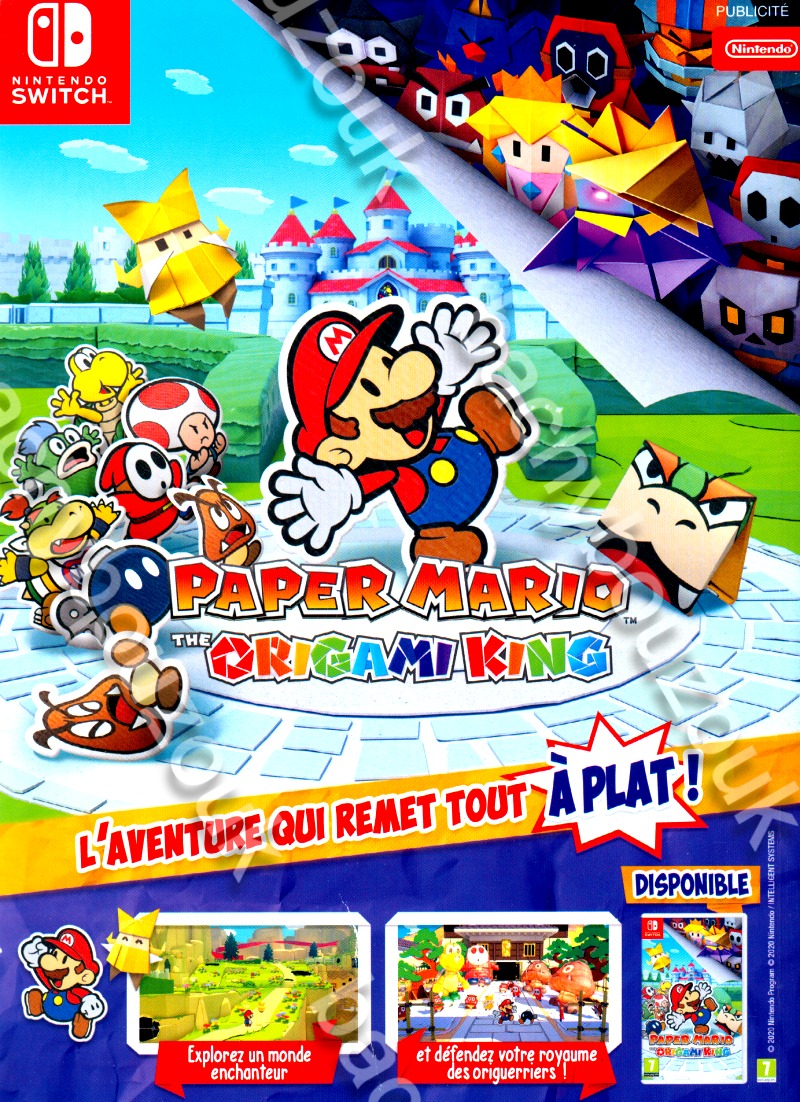paper Mario origami King
