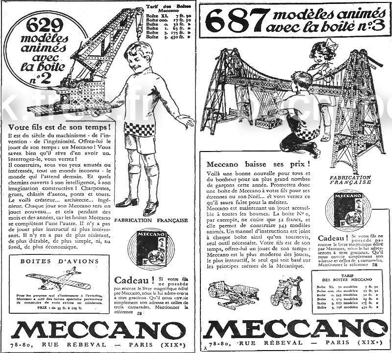 meccano france 1932