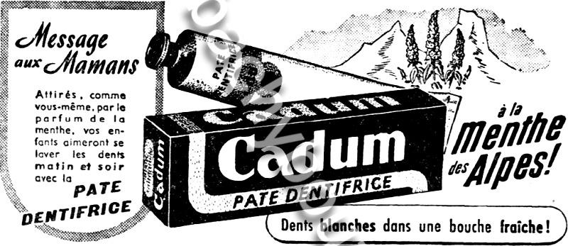 dentifrice Cadum
