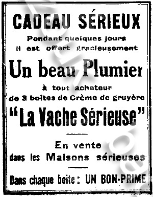 LA VACHE SERIEUSE