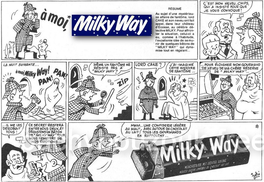 MILKY WAY 1965 BANDE DESSINEE