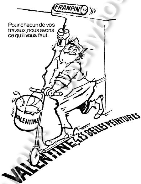 valentine peintures rouleau franpin