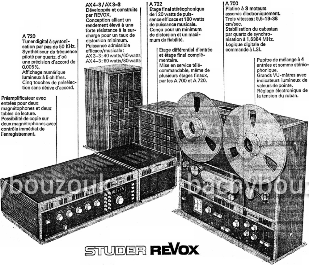 revox a700 a720 a 722