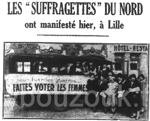 suffragettes lille   1932