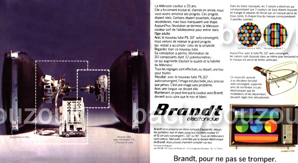pil brandt tube tele couleurs